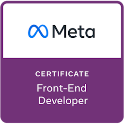 Meta Certified Front-End Developer
